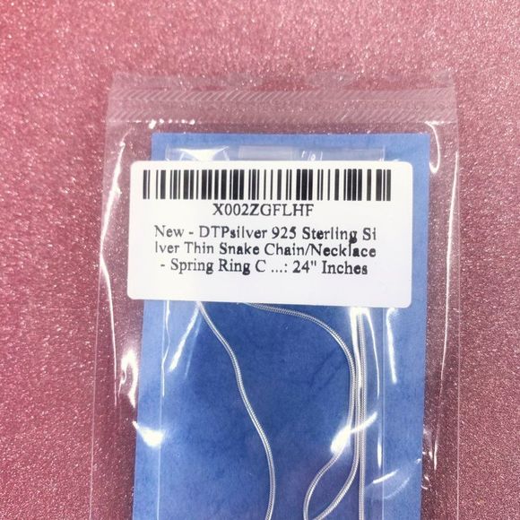🦋  DJP Silver Jewelry  - Silver Chain 24 inch - 925 Sterling Silver - NWT - Picture 3 of 4